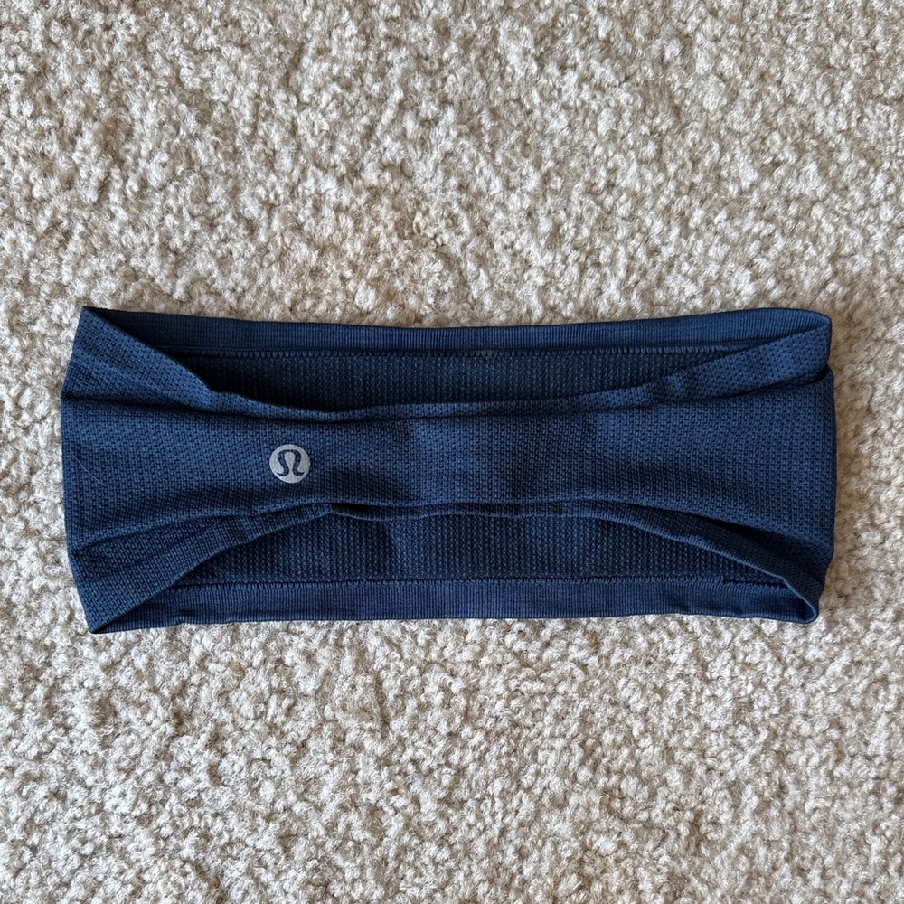 Lululemon Athletica Navy Blue Headband